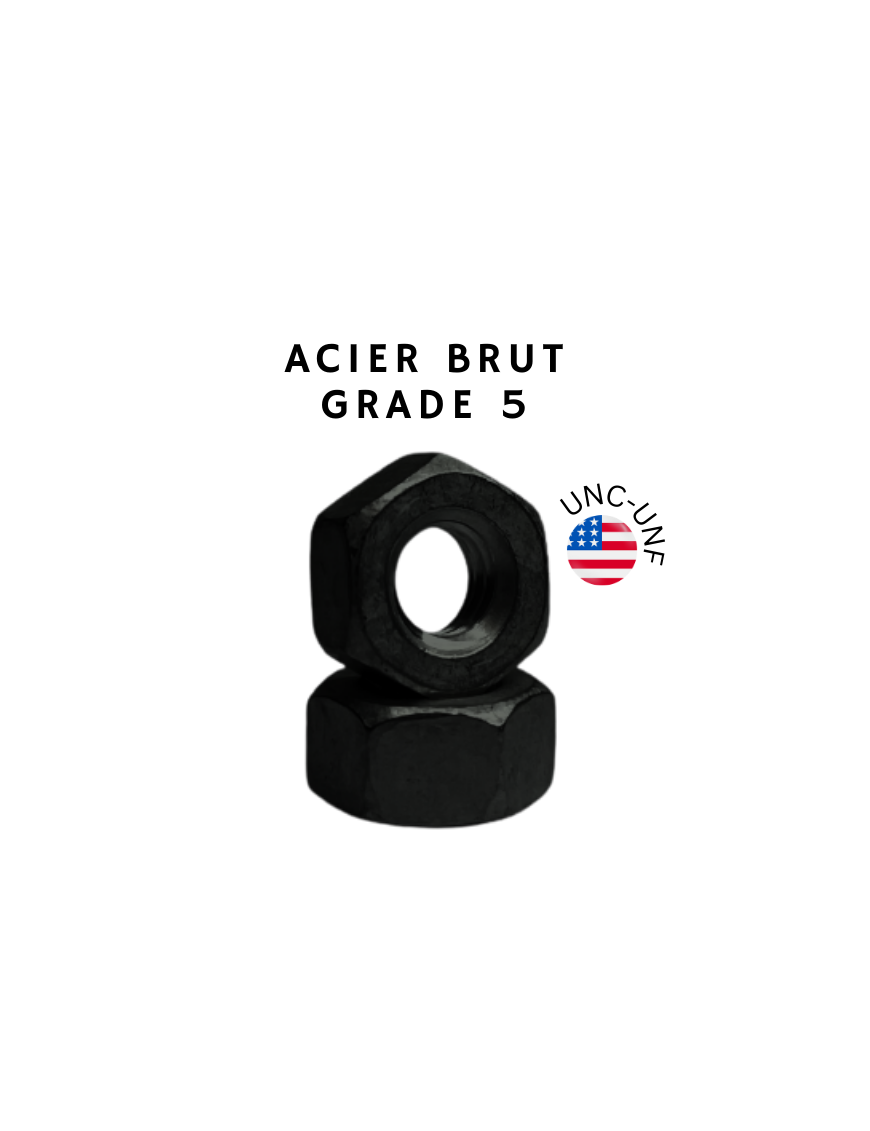 ECROU-AMERICAIN-UNF-UNC-HU-ACIER-GRADE5-BRUT