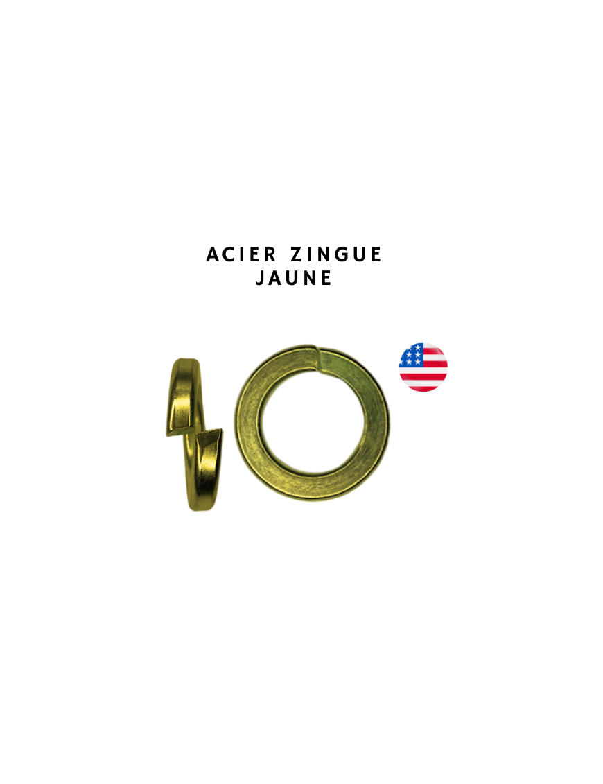 RONDELLE-PLATE-AMERICAINE-FREIN-GROWER-ACIERZINGUE-JAUNE